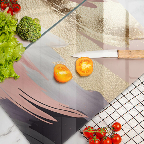 Tagliere in vetro temperato Macchie pastello