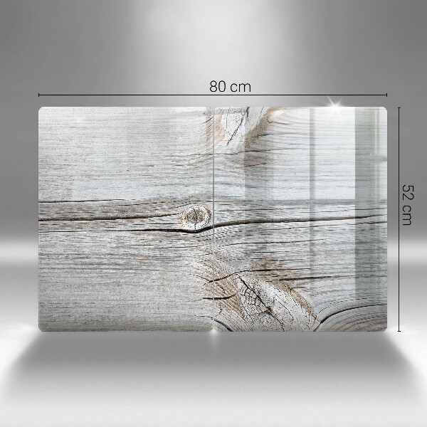 Tagliere in vetro temperato Struttura in legno chiaro