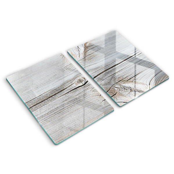 Tagliere in vetro temperato Struttura in legno chiaro