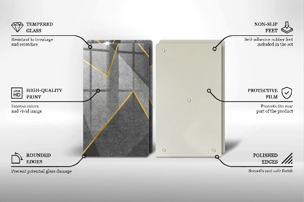 Tagliere in vetro temperato Forme taglienti