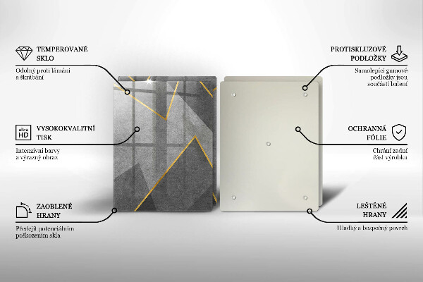 Tagliere in vetro temperato Forme taglienti