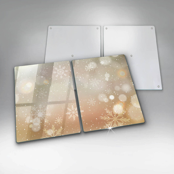 Tagliere in vetro temperato Fiocchi di neve