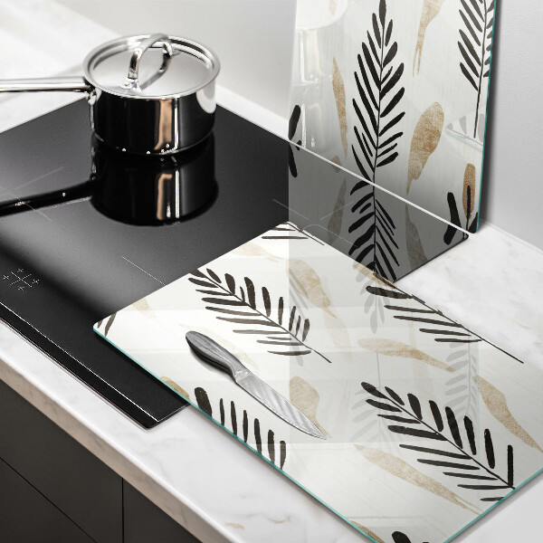 Tagliere in vetro temperato Piante bohémien