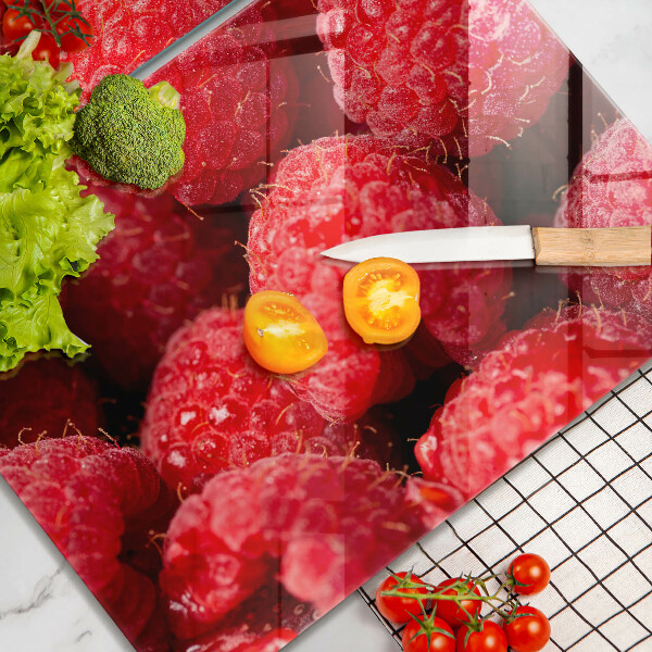 Tagliere in vetro temperato Frutto di lampone