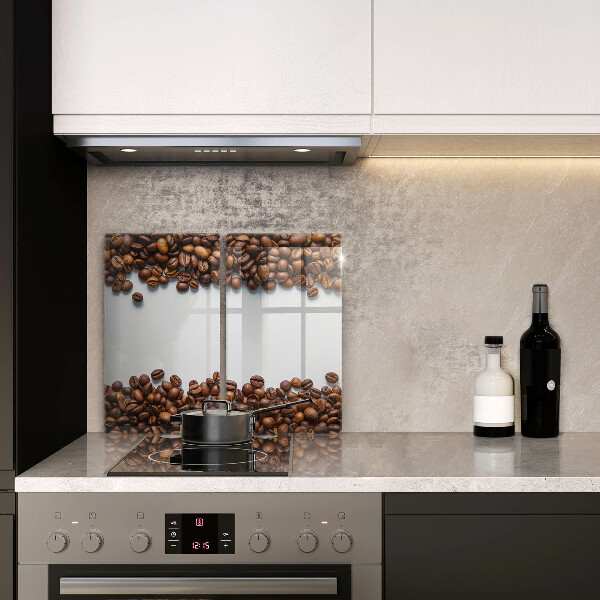 Tagliere in vetro temperato Chicchi di caffè