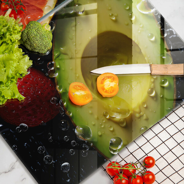 Tagliere in vetro temperato Frutta e verdura