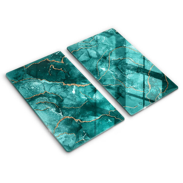 Tagliere in vetro temperato Marmo blu
