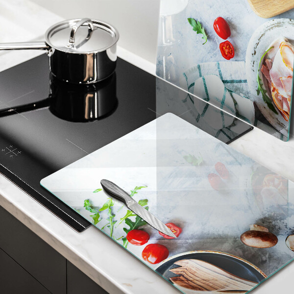 Tagliere in vetro temperato Ingredienti in cucina