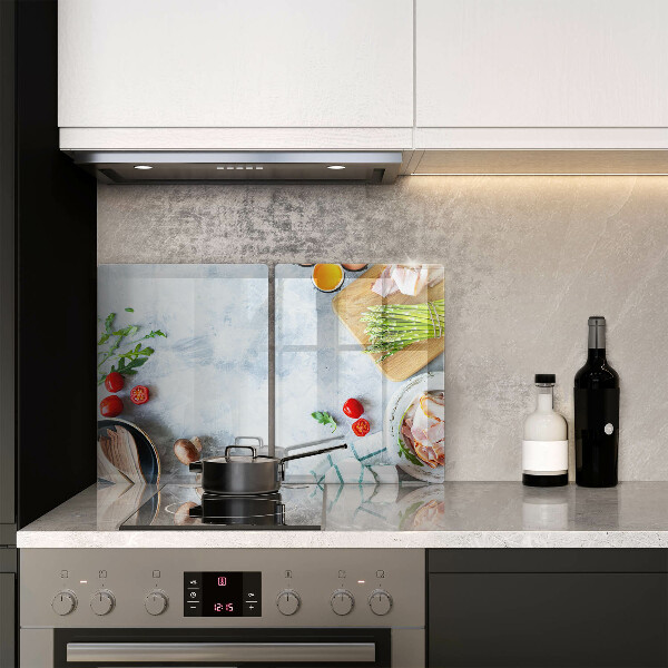 Tagliere in vetro temperato Ingredienti in cucina