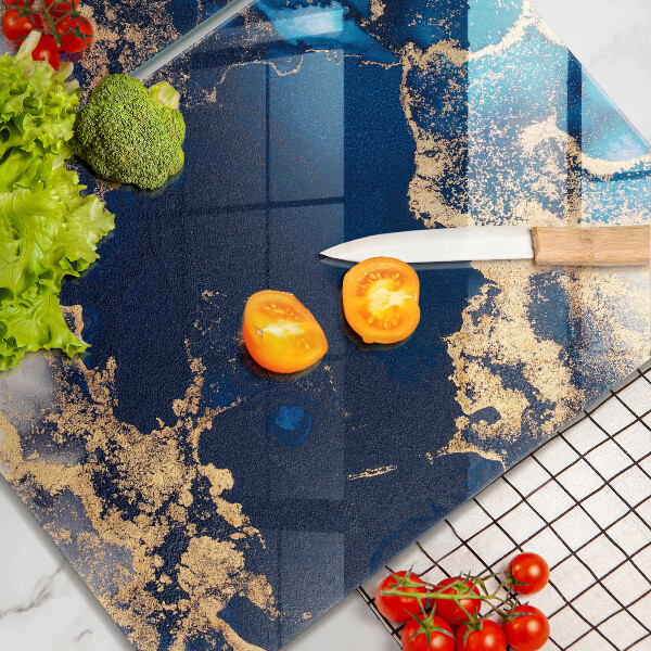 Tagliere in vetro temperato Astrazione del marmo