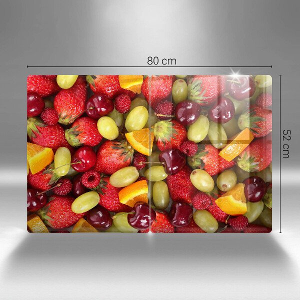 Tagliere in vetro temperato Frutti estivi