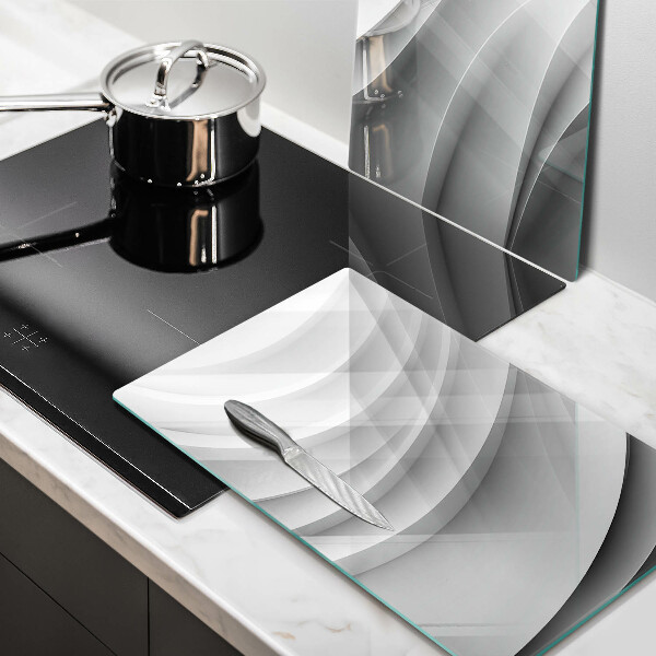 Tagliere in vetro temperato Linee geometriche
