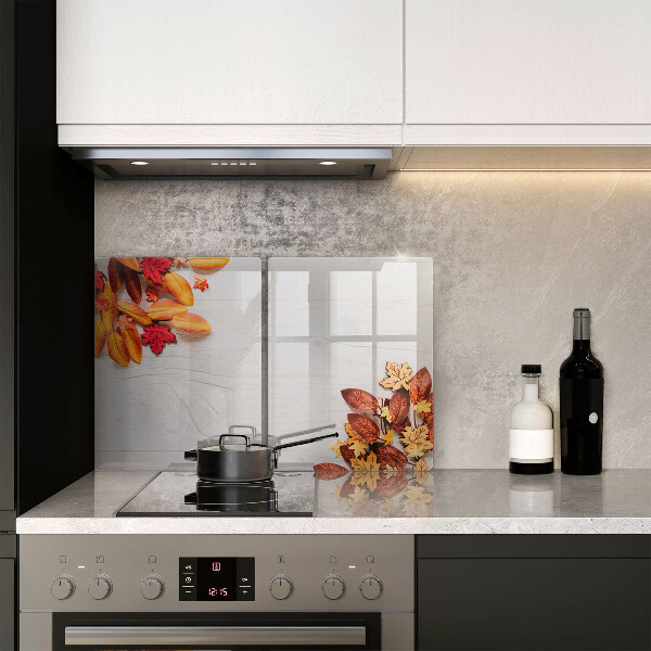 Tagliere in vetro temperato Foglie d'autunno