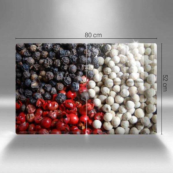 Tagliere in vetro temperato Pepe nero