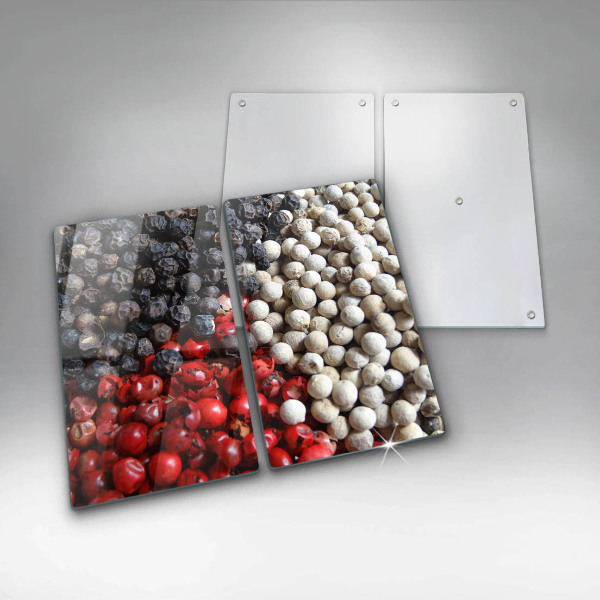 Tagliere in vetro temperato Pepe nero