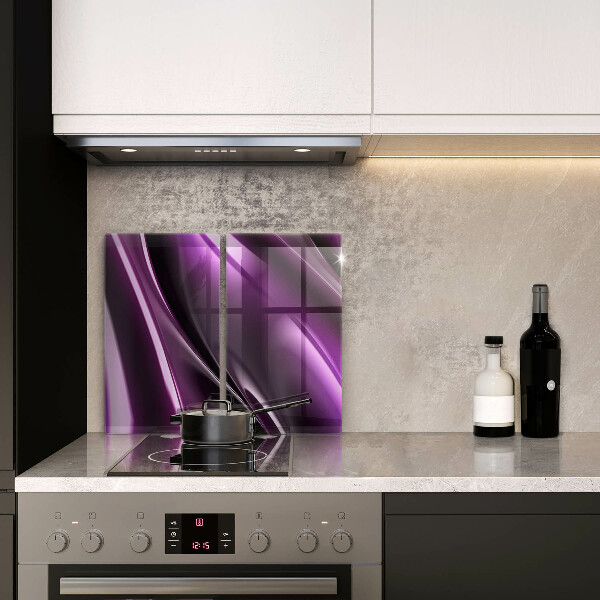 Tagliere in vetro temperato Astrazione viola
