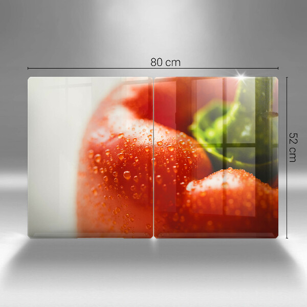 Tagliere in vetro temperato Pepe rosso