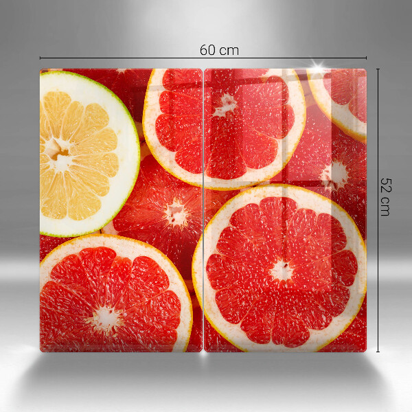 Tagliere in vetro temperato Fette di pompelmo