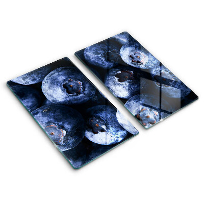 Tagliere in vetro temperato Primo piano di frutti di bosco