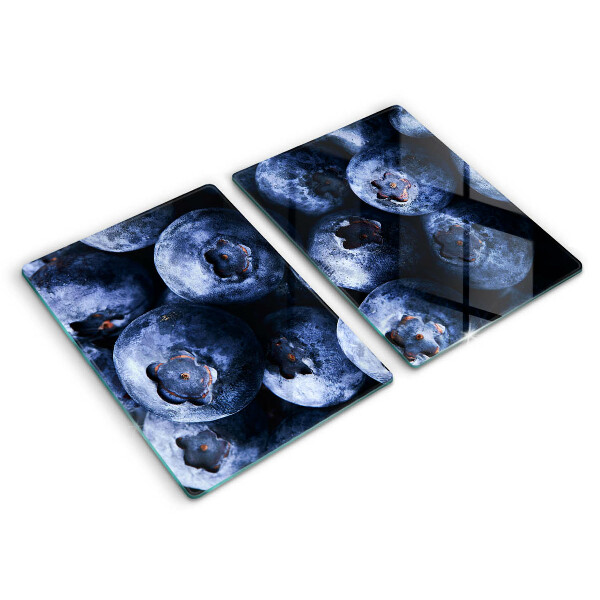 Tagliere in vetro temperato Primo piano di frutti di bosco