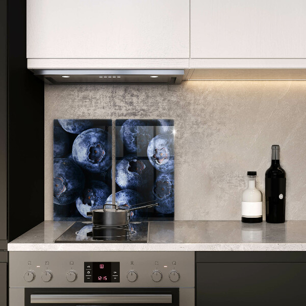 Tagliere in vetro temperato Primo piano di frutti di bosco