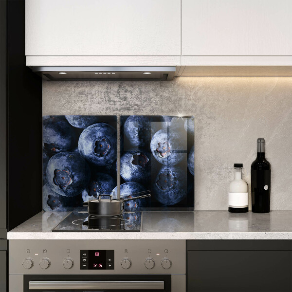 Tagliere in vetro temperato Primo piano di frutti di bosco