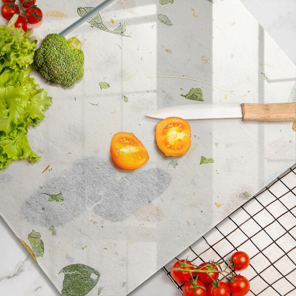 Tagliere in vetro temperato Foglie cadenti