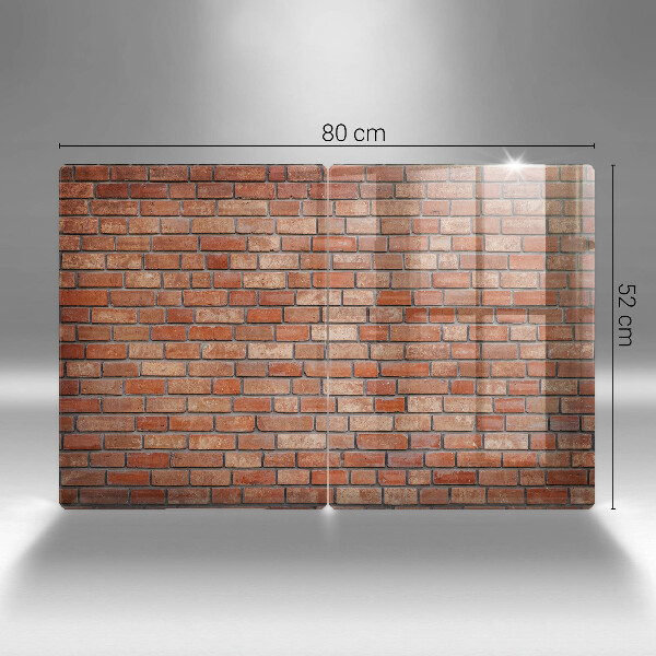 Tagliere in vetro temperato Muro di mattoni