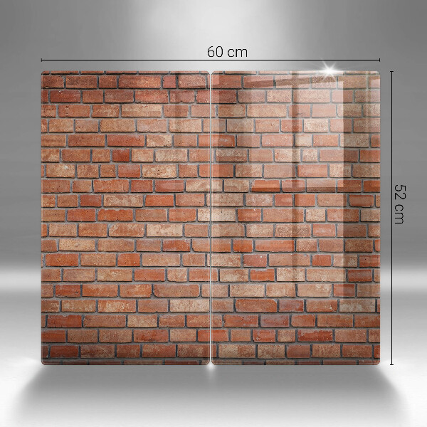 Tagliere in vetro temperato Muro di mattoni