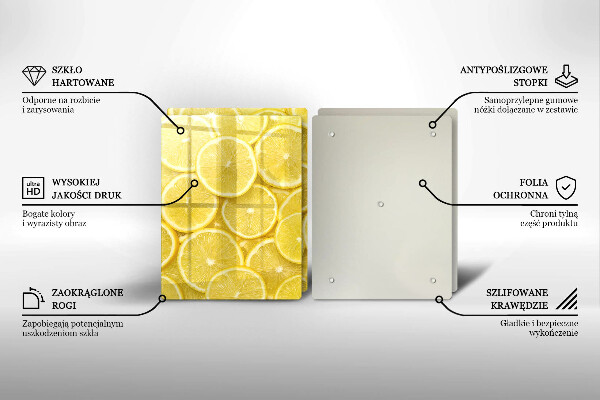 Tagliere in vetro temperato Frutto di limone