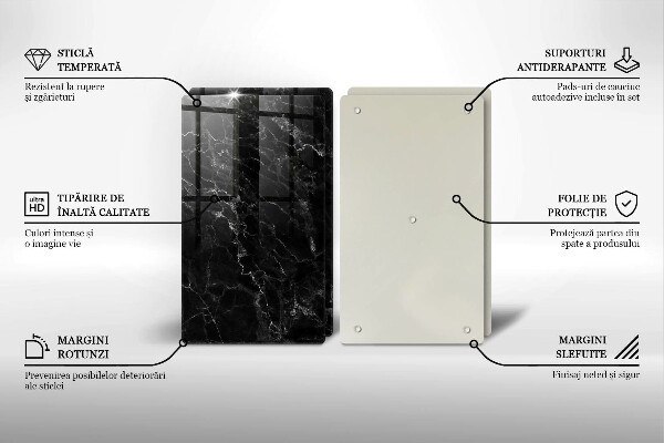 Tagliere in vetro temperato Marmo elegante