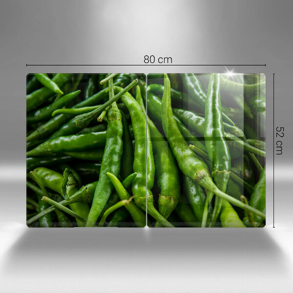 Tagliere in vetro temperato Baccelli di piselli