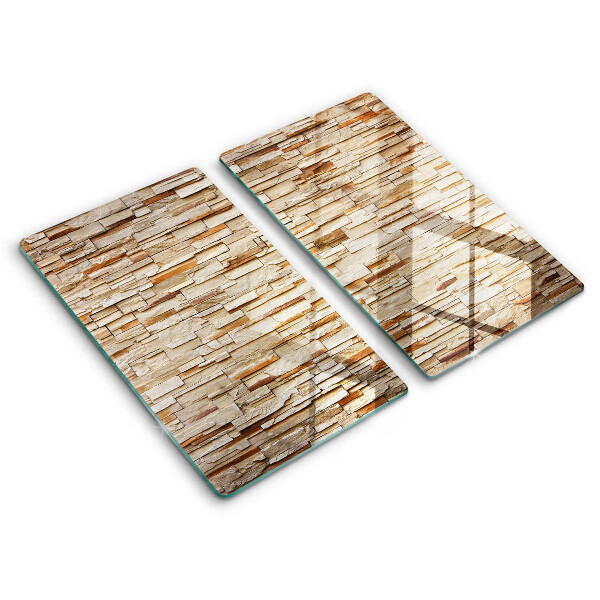 Tagliere in vetro temperato Texture di pietre decorative