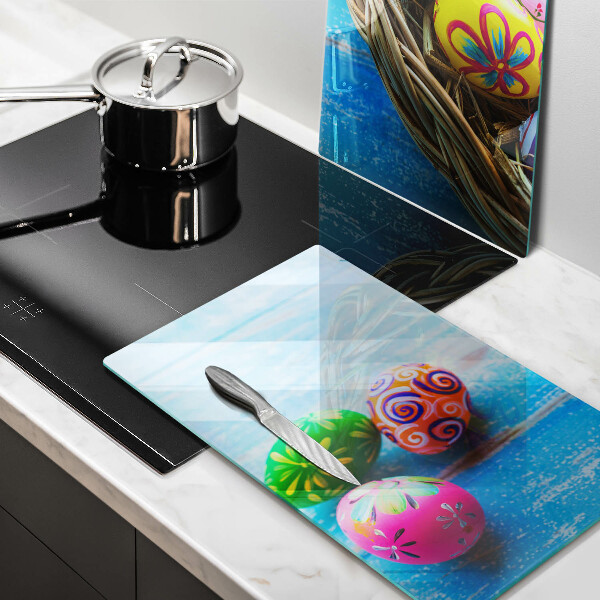 Tagliere in vetro temperato Uova di Pasqua Uova di Pasqua