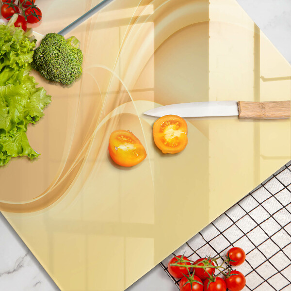 Tagliere in vetro temperato Astrazione del fumo