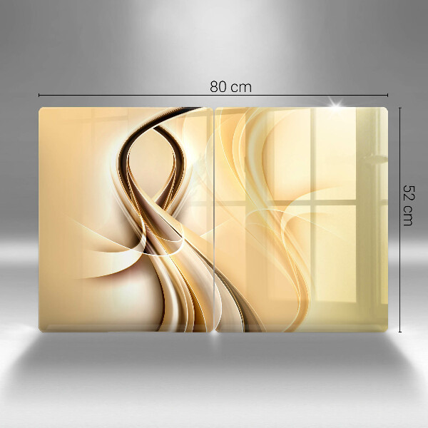 Tagliere in vetro temperato Astrazione del fumo