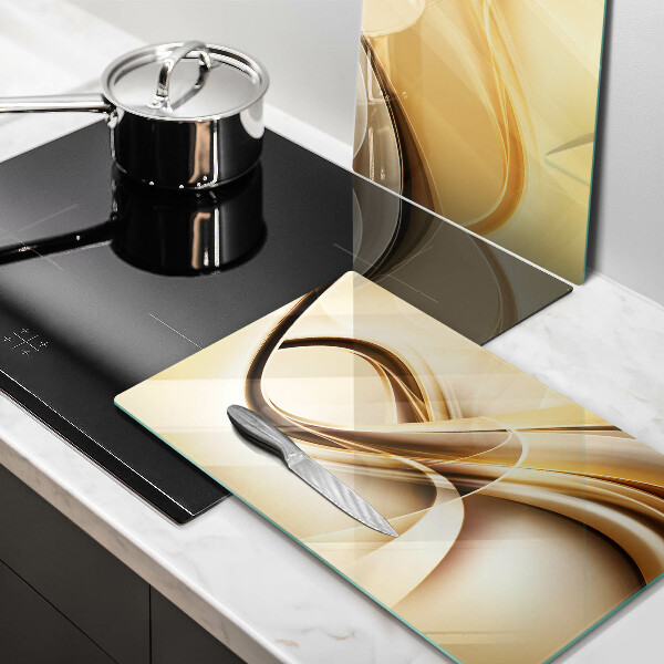 Tagliere in vetro temperato Astrazione del fumo