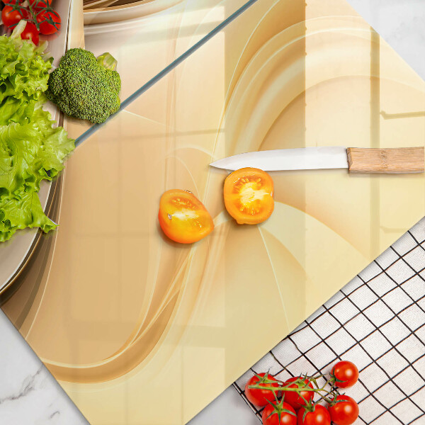 Tagliere in vetro temperato Astrazione del fumo