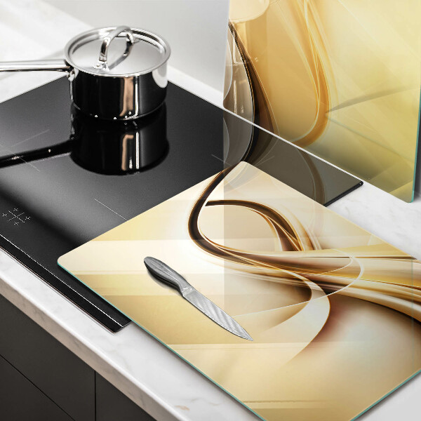 Tagliere in vetro temperato Astrazione del fumo