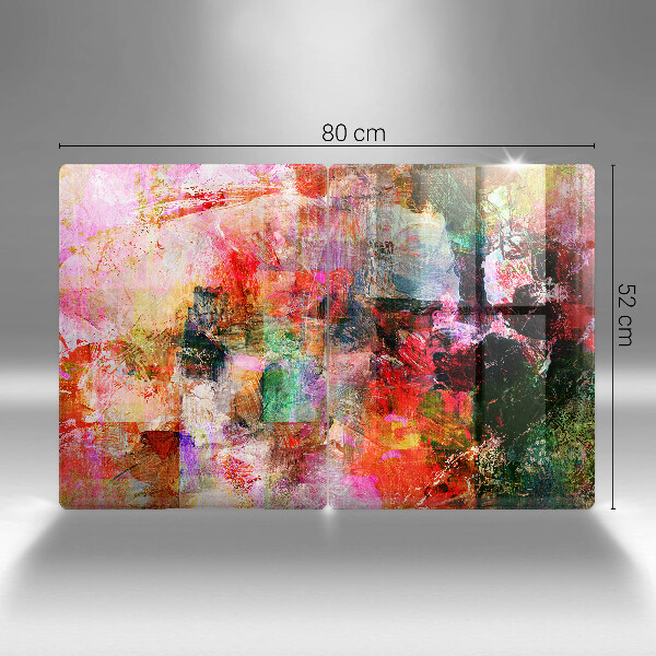 Tagliere in vetro temperato Dipingi l'astrazione