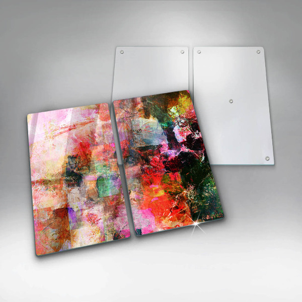 Tagliere in vetro temperato Dipingi l'astrazione