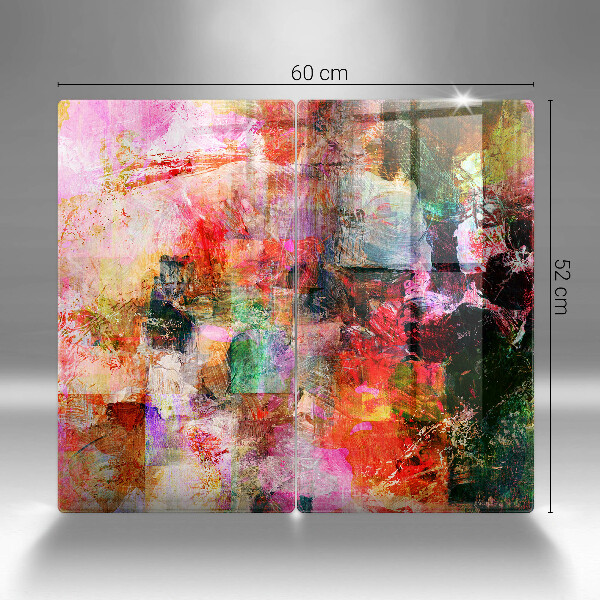 Tagliere in vetro temperato Dipingi l'astrazione