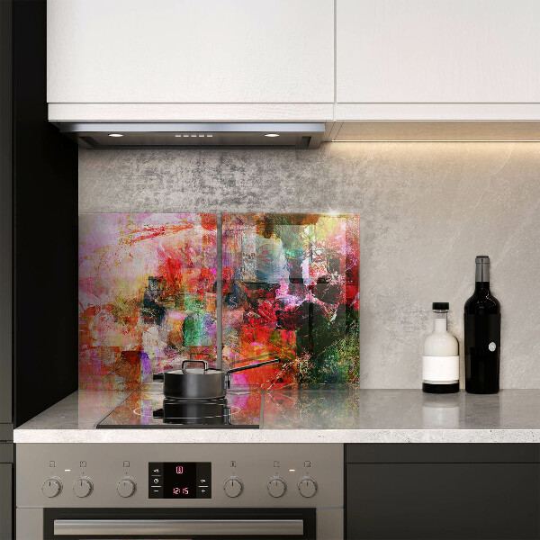 Tagliere in vetro temperato Dipingi l'astrazione