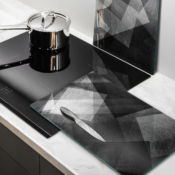 Tagliere in vetro temperato Astrazione geometrica