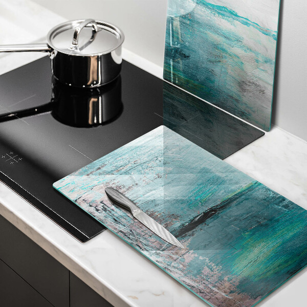 Tagliere in vetro temperato Dipinga lo sfondo di astrazione