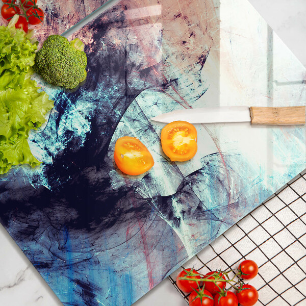 Tagliere in vetro temperato Astrazione dipinta