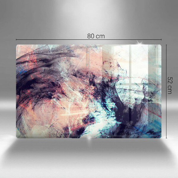 Tagliere in vetro temperato Astrazione dipinta