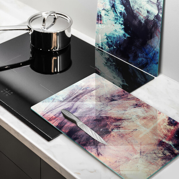 Tagliere in vetro temperato Astrazione dipinta