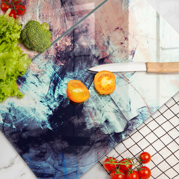 Tagliere in vetro temperato Astrazione dipinta