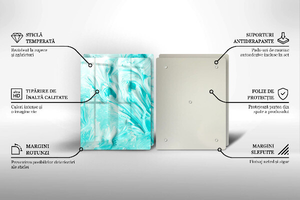 Tagliere in vetro temperato Pitture astratte